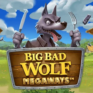Portada oficial de Big Bad Wolf Megaways, del estudio Quickspin