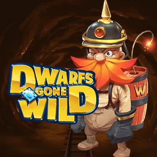 Portada oficial de Dwarfs Gone Wild, del estudio Quickspin
