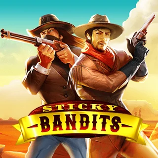Portada oficial de Sticky Bandits, del estudio Quickspin